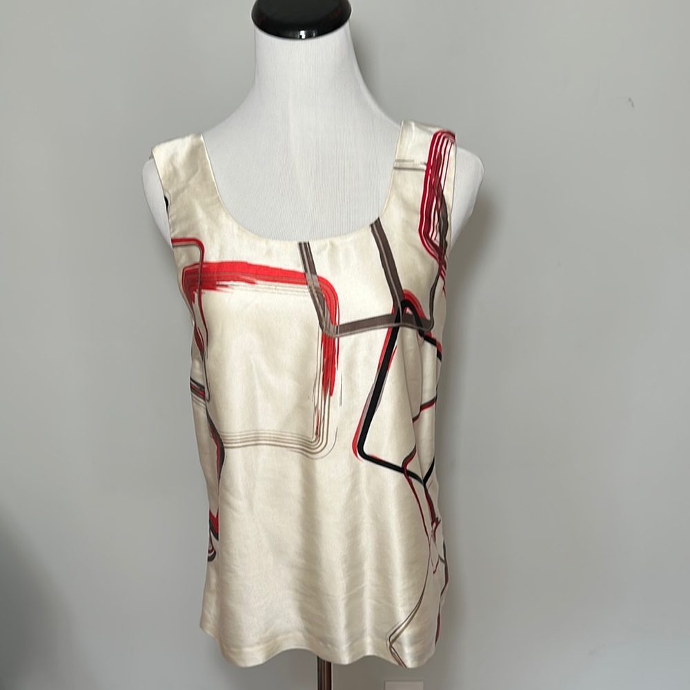 Mint Jodi Arnold Side Zip Sleeveless Silk Top Women's Size 2